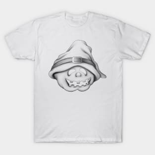 Halloween Pumpkin Sketch - Slouchy Hat T-Shirt